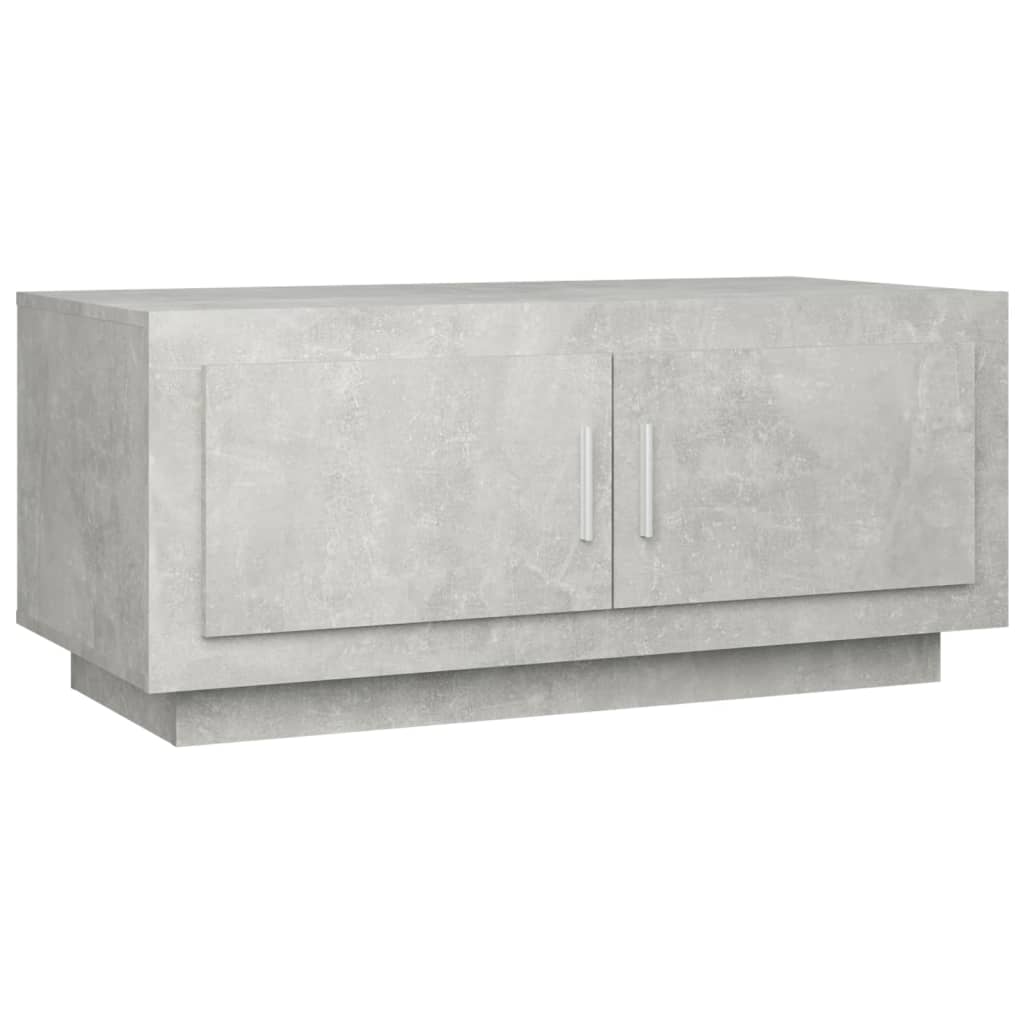 Salontafel 102x50x45 cm bewerkt hout betongrijs is nu te koop bij PeponiXL, paradijselijk wonen!