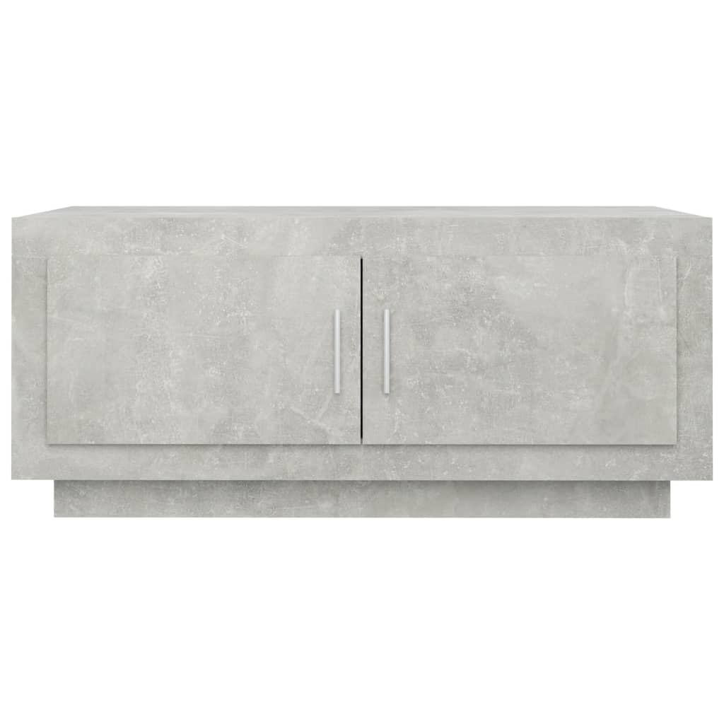 Salontafel 102x50x45 cm bewerkt hout betongrijs is nu te koop bij PeponiXL, paradijselijk wonen!