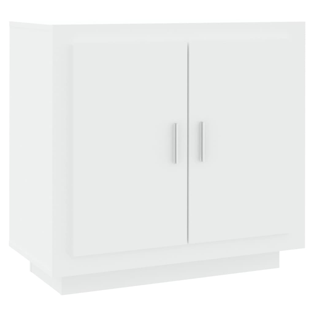 Dressoir 80x40x75 cm bewerkt hout wit is nu te koop bij PeponiXL, paradijselijk wonen!