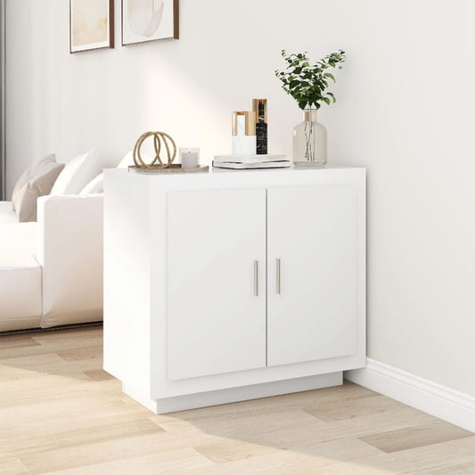 Dressoir 80x40x75 cm bewerkt hout wit is nu te koop bij PeponiXL, paradijselijk wonen!