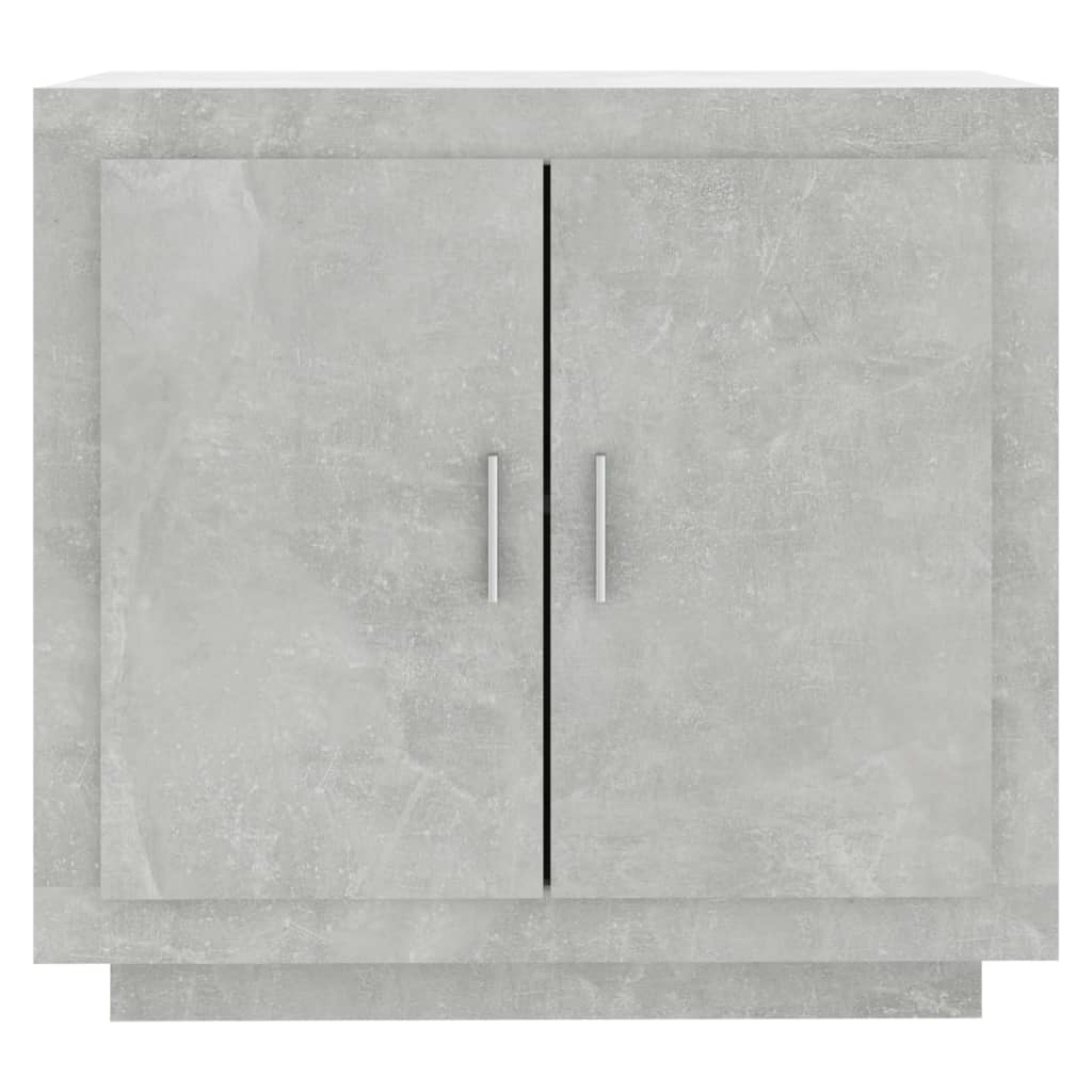 Dressoir 80x40x75 cm bewerkt hout betongrijs is nu te koop bij PeponiXL, paradijselijk wonen!
