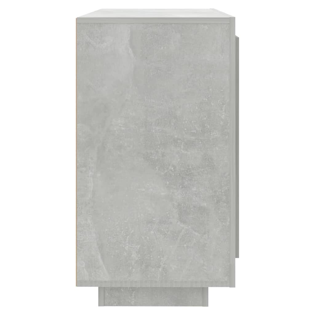 Dressoir 80x40x75 cm bewerkt hout betongrijs is nu te koop bij PeponiXL, paradijselijk wonen!