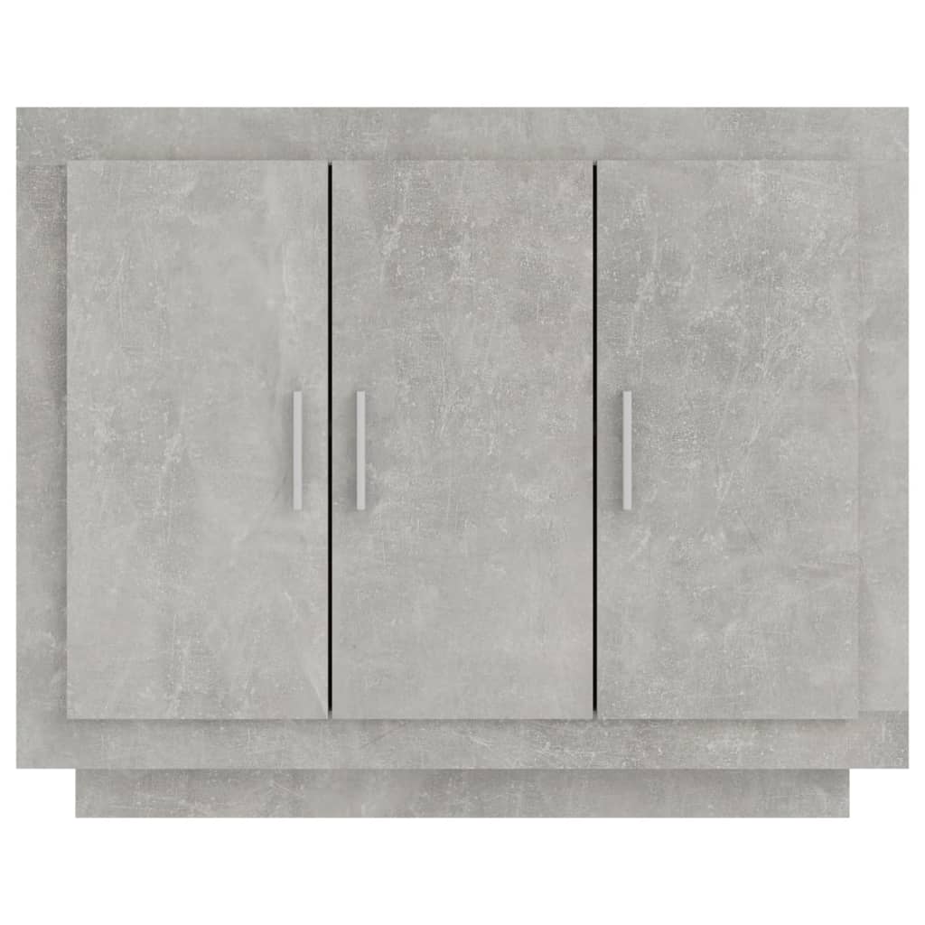 Dressoir 92x35x75 cm bewerkt hout betongrijs is nu te koop bij PeponiXL, paradijselijk wonen!