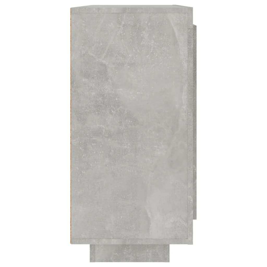 Dressoir 92x35x75 cm bewerkt hout betongrijs is nu te koop bij PeponiXL, paradijselijk wonen!