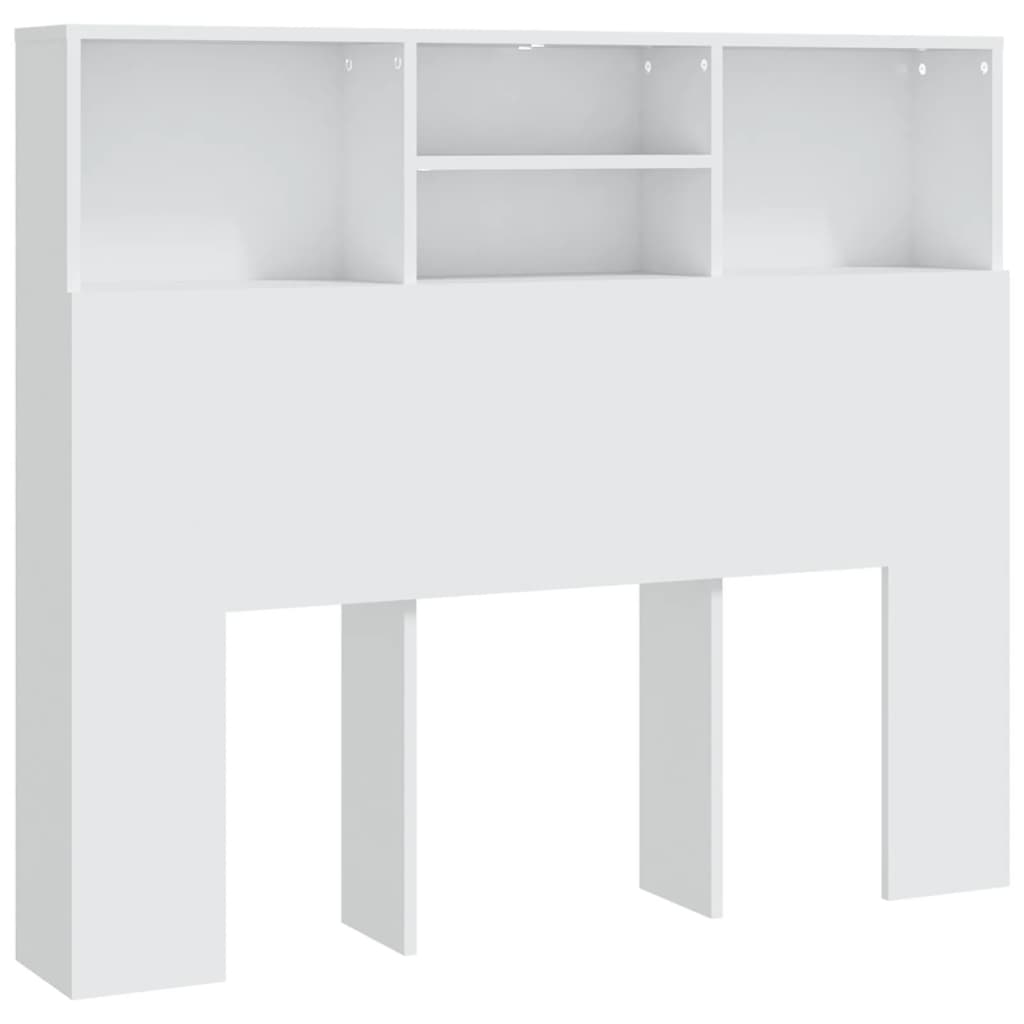 Hoofdbordkast 120x19x103,5 cm wit is nu te koop bij PeponiXL, paradijselijk wonen!