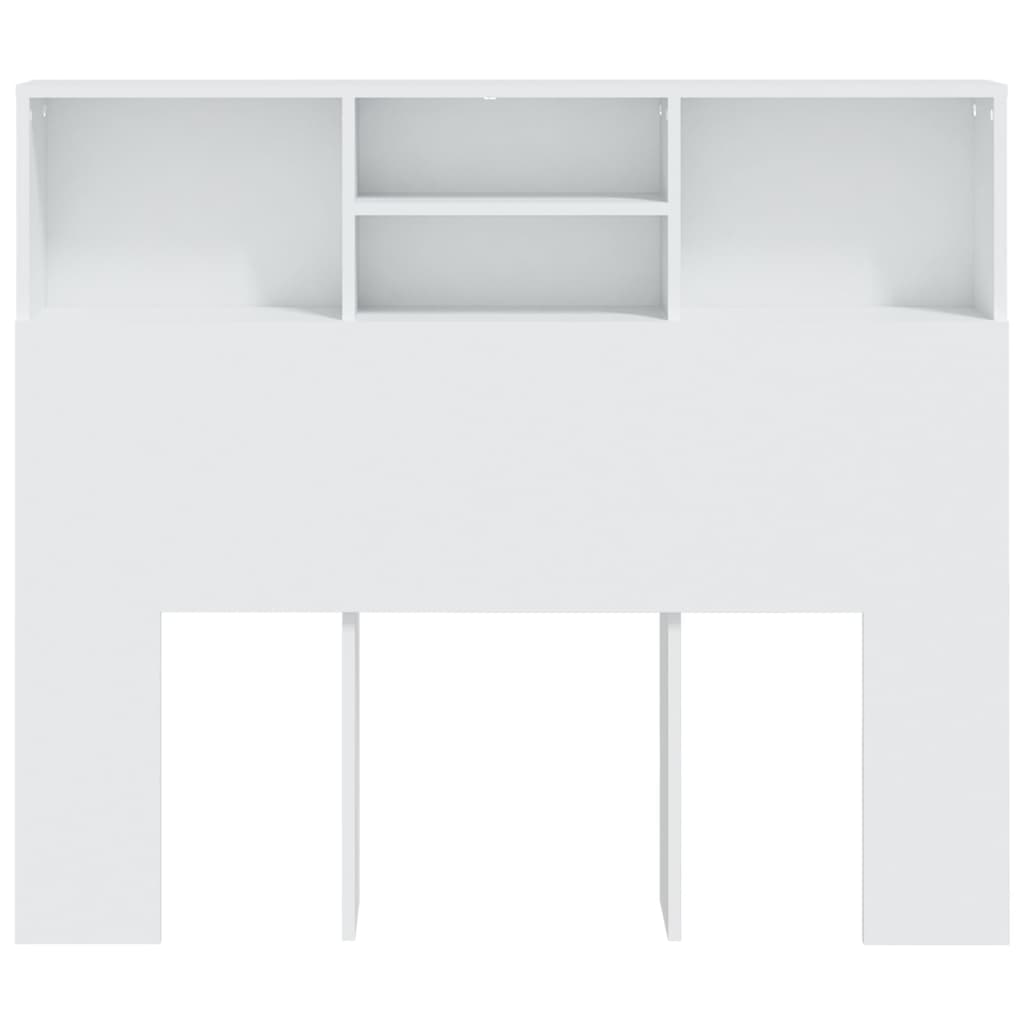 Hoofdbordkast 120x19x103,5 cm wit is nu te koop bij PeponiXL, paradijselijk wonen!