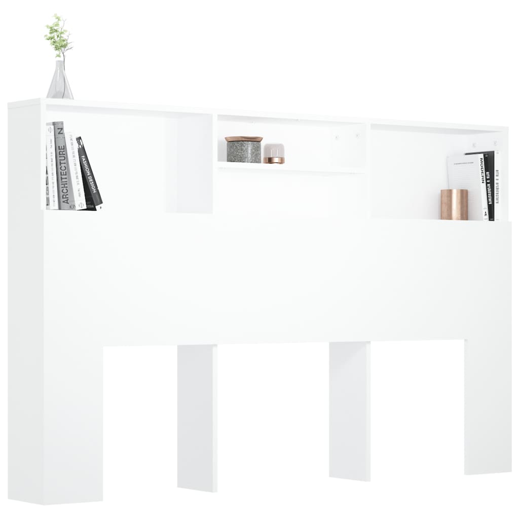 Hoofdbordkast 160x19x103,5 cm wit is nu te koop bij PeponiXL, paradijselijk wonen!