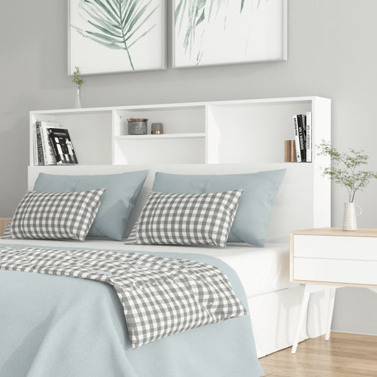Hoofdbordkast 160x19x103,5 cm wit is nu te koop bij PeponiXL, paradijselijk wonen!
