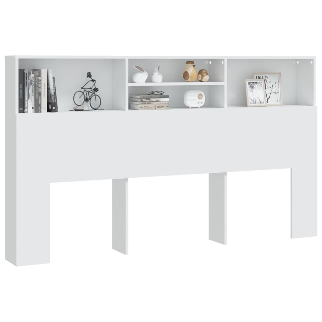 Hoofdbordkast 180x19x103,5 cm wit is nu te koop bij PeponiXL, paradijselijk wonen!