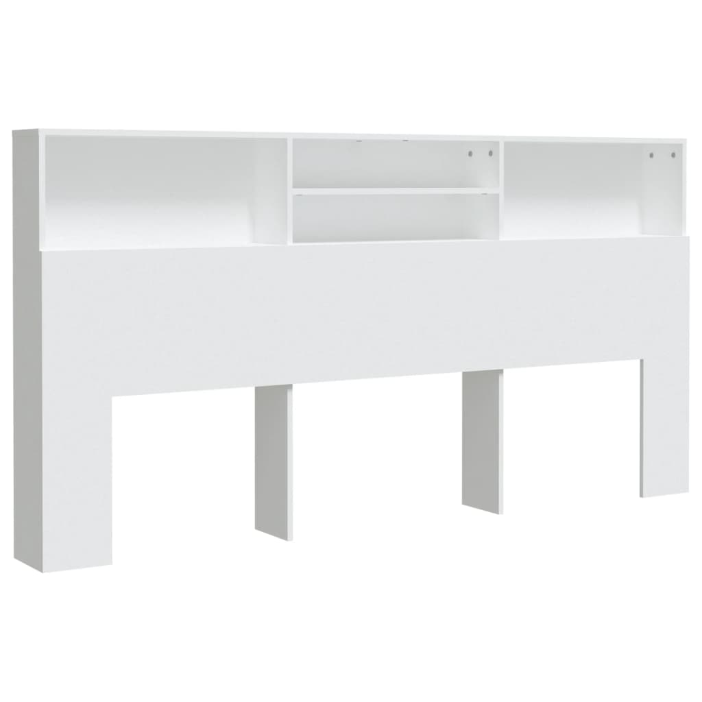 Hoofdbordkast 200x19x103,5 cm wit is nu te koop bij PeponiXL, paradijselijk wonen!
