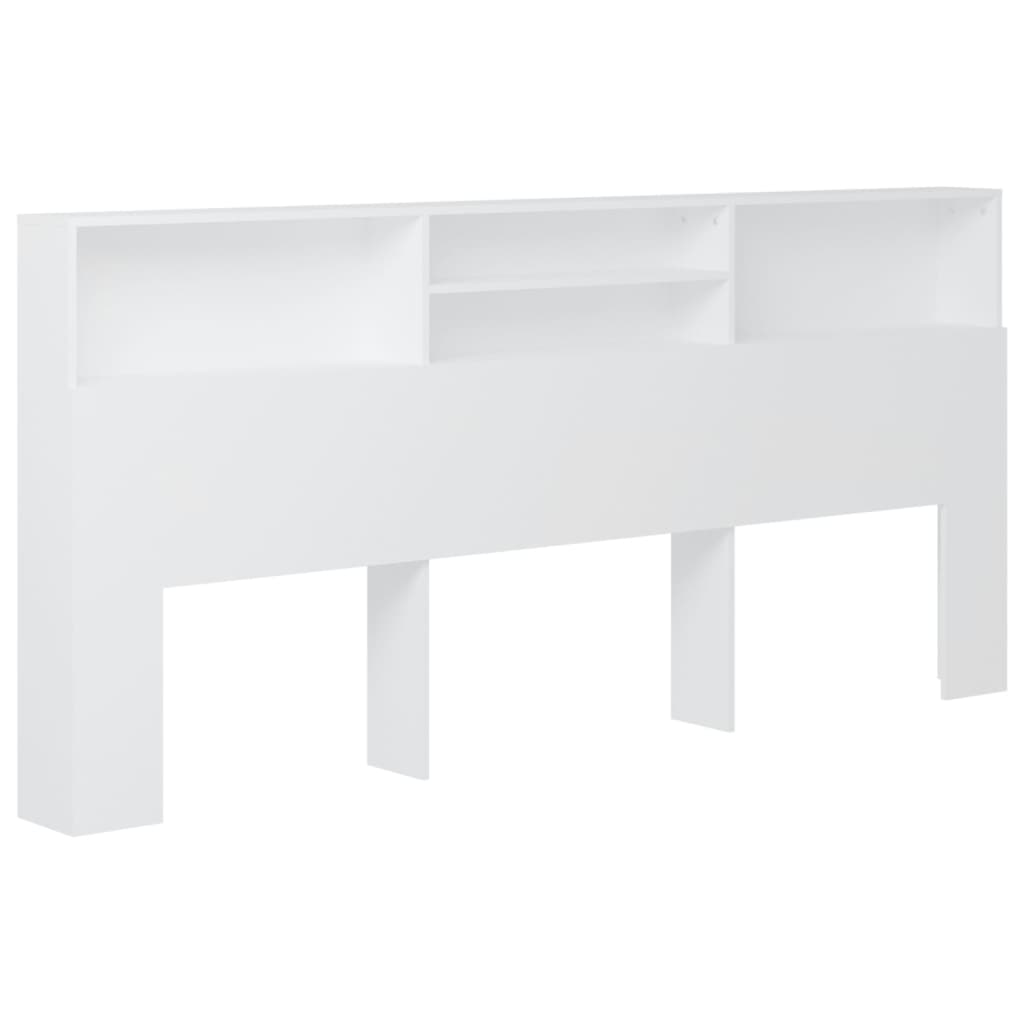 Hoofdbordkast 220x19x103,5 cm wit is nu te koop bij PeponiXL, paradijselijk wonen!