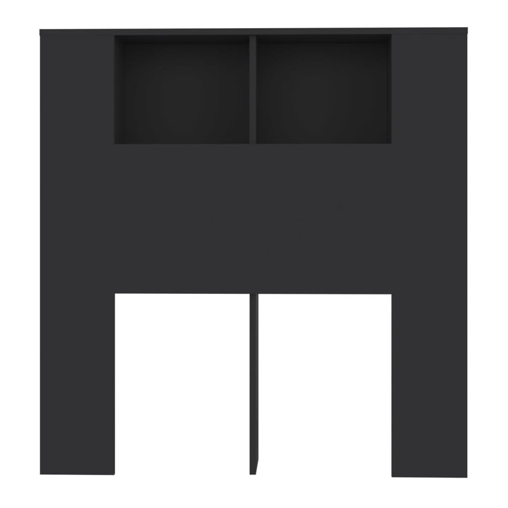Hoofdbordkast 100x18,5x102,5 cm zwart is nu te koop bij PeponiXL, paradijselijk wonen!