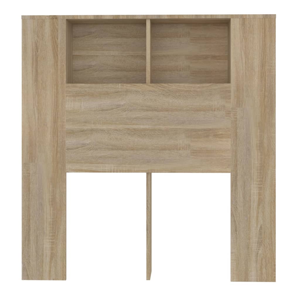 Hoofdbordkast 100x18,5x102,5 cm sonoma eikenkleurig is nu te koop bij PeponiXL, paradijselijk wonen!