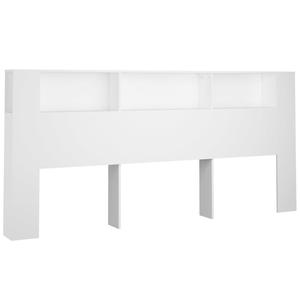 Hoofdbordkast 220x18,5x104,5 cm wit is nu te koop bij PeponiXL, paradijselijk wonen!
