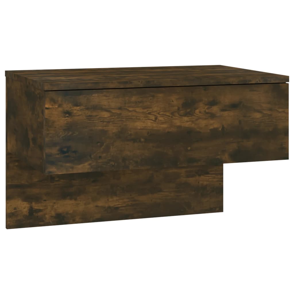 Nachtkastjes 2 st wandgemonteerd gerookt eikenkleurig is nu te koop bij PeponiXL, paradijselijk wonen!