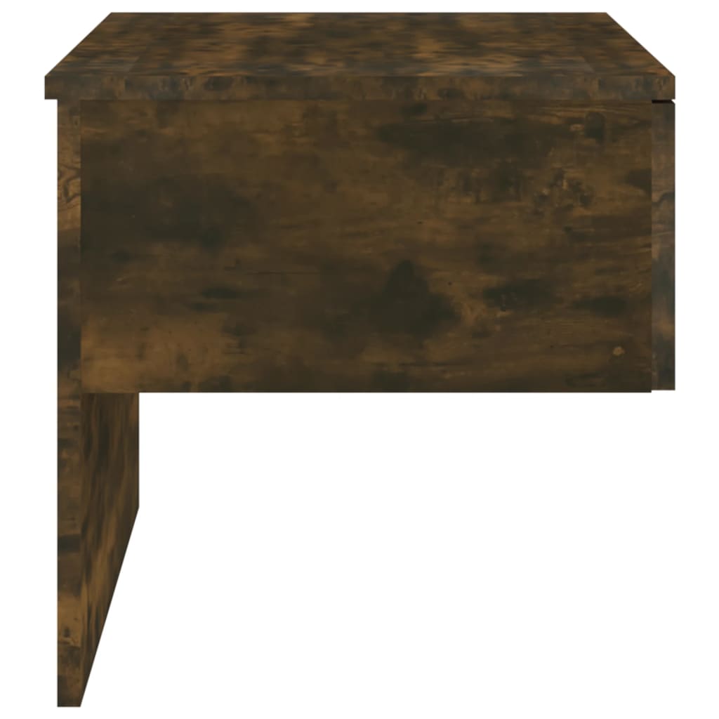 Nachtkastjes 2 st wandgemonteerd gerookt eikenkleurig is nu te koop bij PeponiXL, paradijselijk wonen!