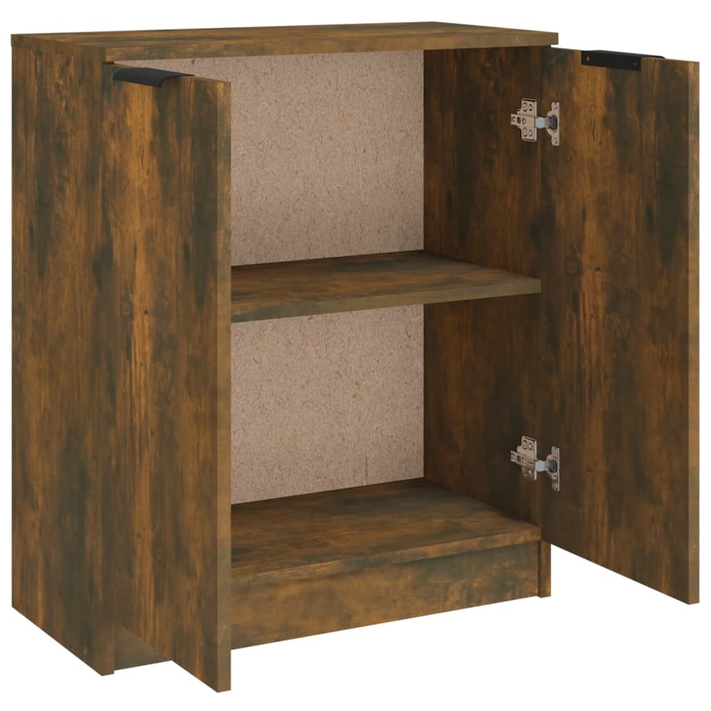Dressoir 60x30x70 cm bewerkt hout gerookt eikenkleurig is nu te koop bij PeponiXL, paradijselijk wonen!