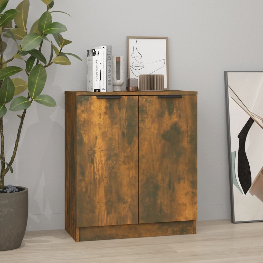 Dressoir 60x30x70 cm bewerkt hout gerookt eikenkleurig is nu te koop bij PeponiXL, paradijselijk wonen!