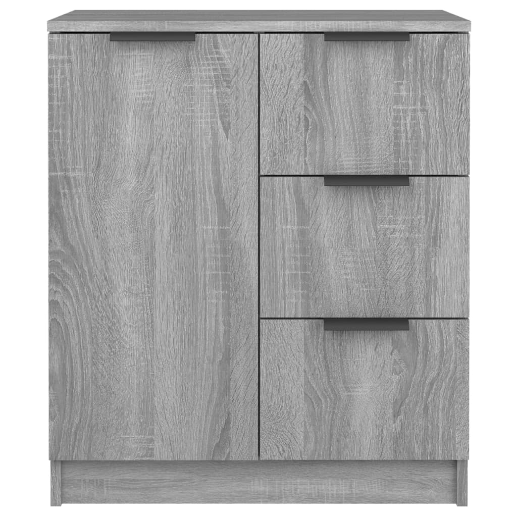 Dressoir 60x30x70 cm bewerkt hout grijs sonoma eiken is nu te koop bij PeponiXL, paradijselijk wonen!