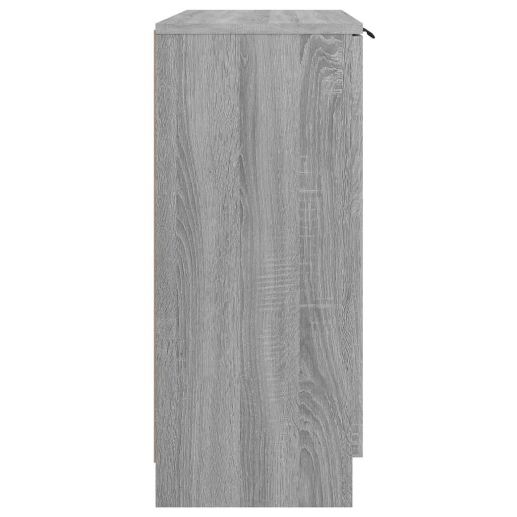 Dressoir 60x30x70 cm bewerkt hout grijs sonoma eiken is nu te koop bij PeponiXL, paradijselijk wonen!