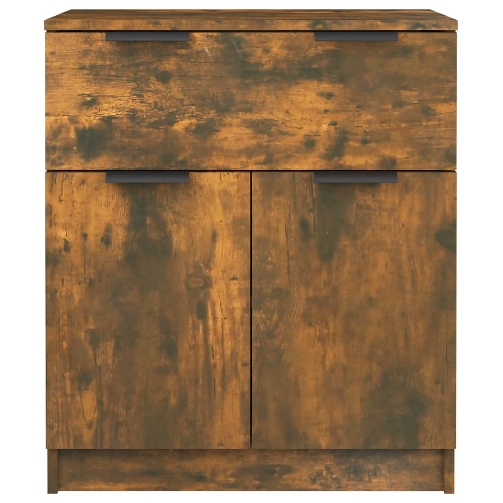 Dressoir 60x30x70 cm bewerkt hout gerookt eikenkleurig is nu te koop bij PeponiXL, paradijselijk wonen!