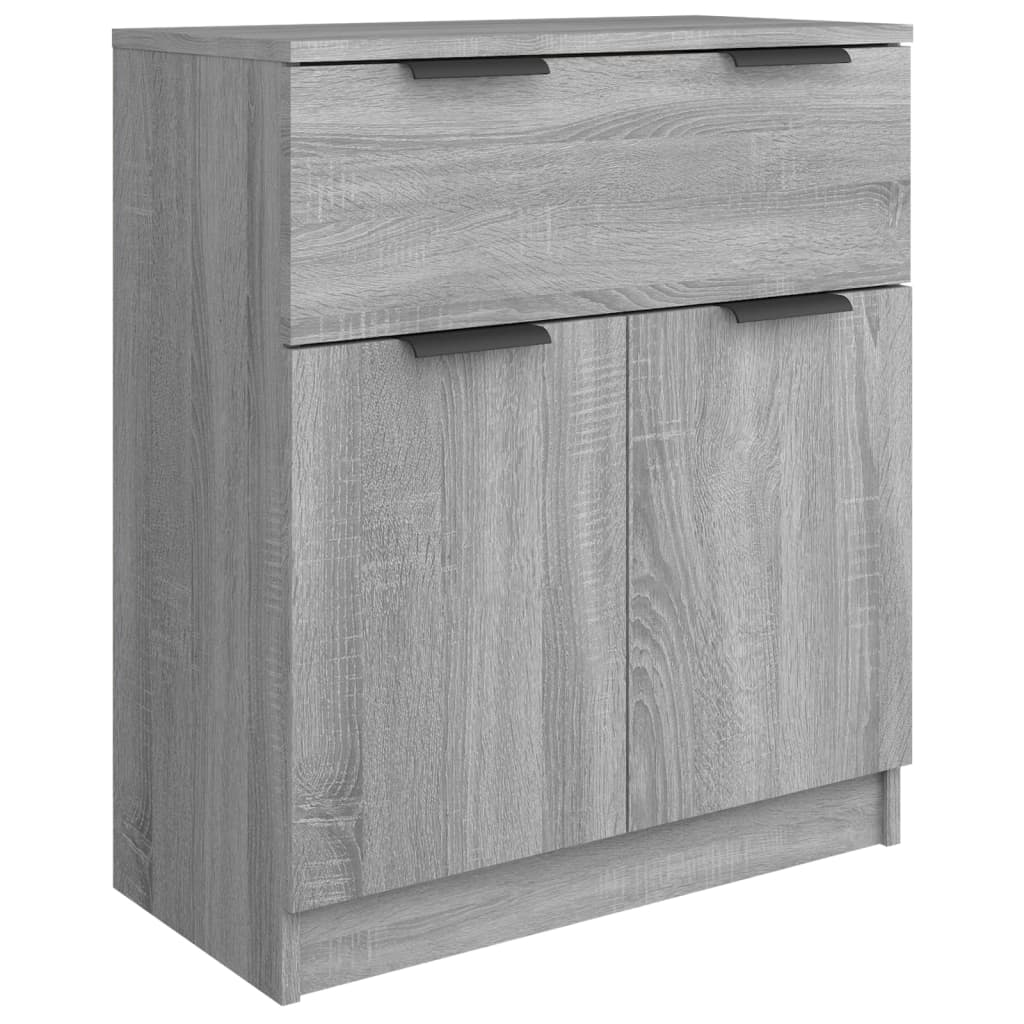 Dressoir 60x30x70 cm bewerkt hout grijs sonoma eiken is nu te koop bij PeponiXL, paradijselijk wonen!