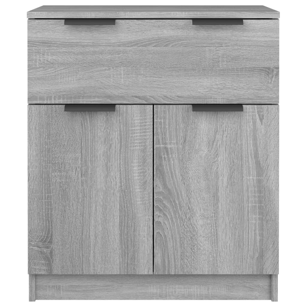 Dressoir 60x30x70 cm bewerkt hout grijs sonoma eiken is nu te koop bij PeponiXL, paradijselijk wonen!