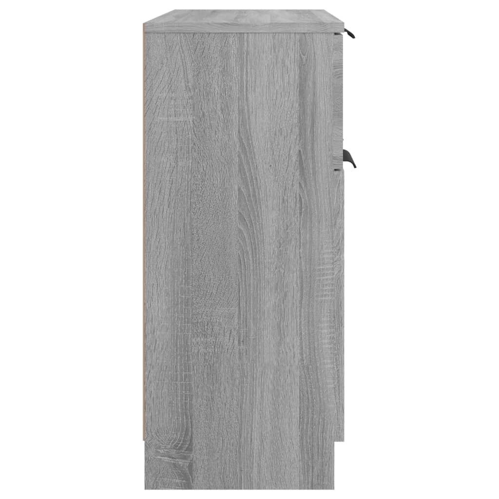 Dressoir 60x30x70 cm bewerkt hout grijs sonoma eiken is nu te koop bij PeponiXL, paradijselijk wonen!