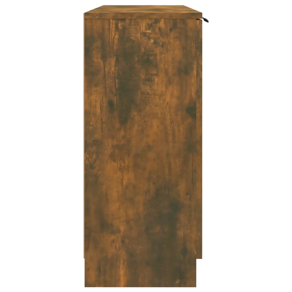 Dressoir 90,5x30x70 cm bewerkt hout gerookt eikenkleurig is nu te koop bij PeponiXL, paradijselijk wonen!