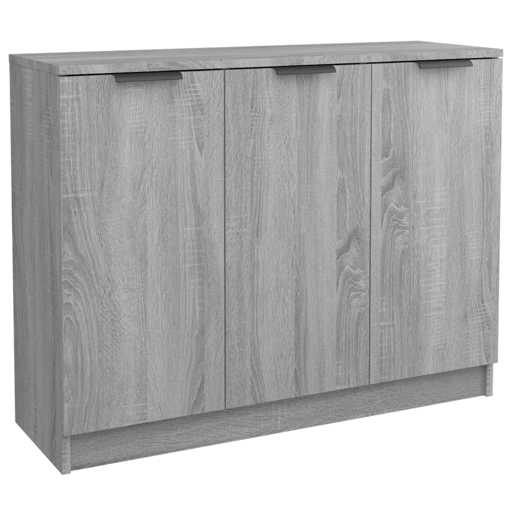 Dressoir 90,5x30x70 cm bewerkt hout grijs sonoma eikenkleurig is nu te koop bij PeponiXL, paradijselijk wonen!
