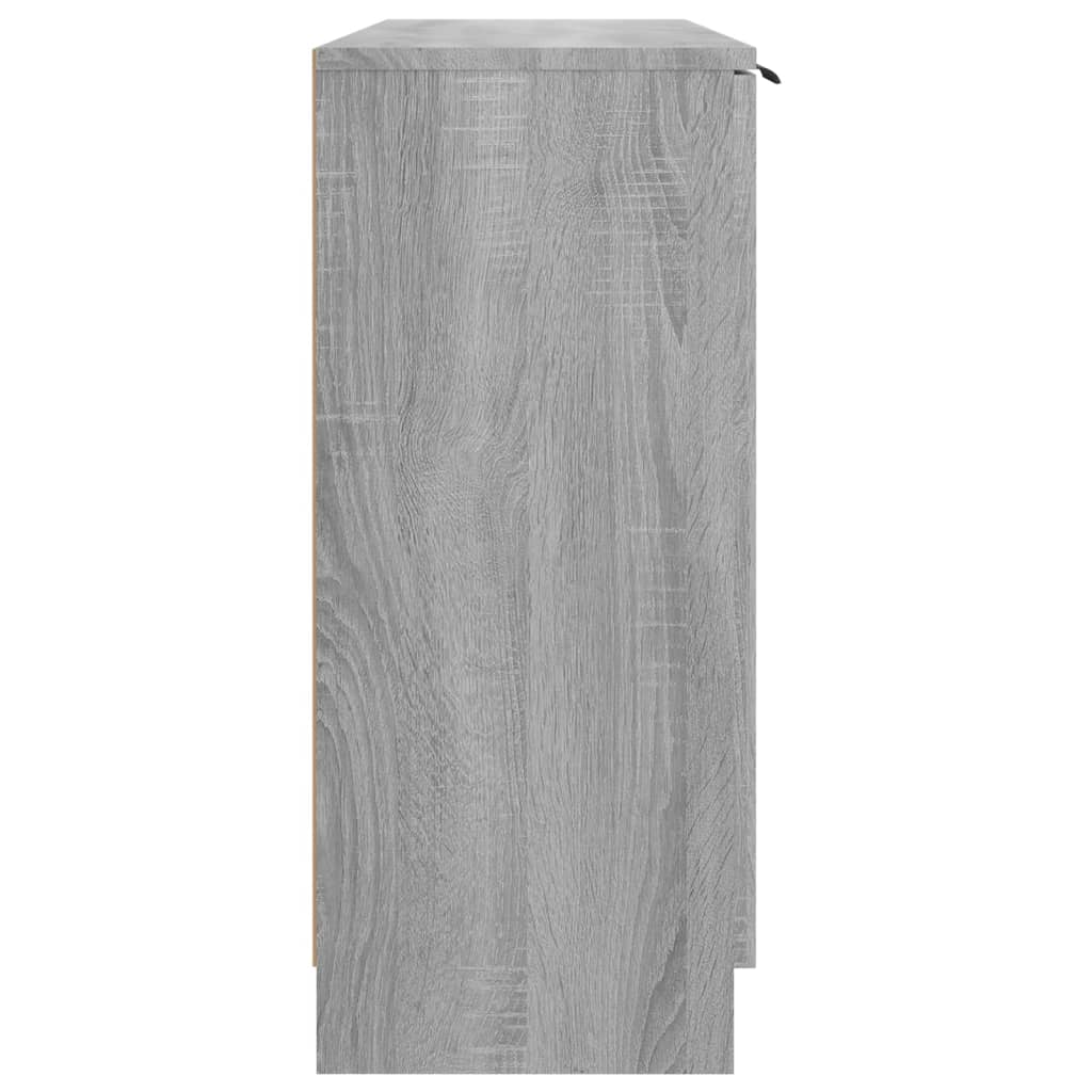 Dressoir 90,5x30x70 cm bewerkt hout grijs sonoma eikenkleurig is nu te koop bij PeponiXL, paradijselijk wonen!