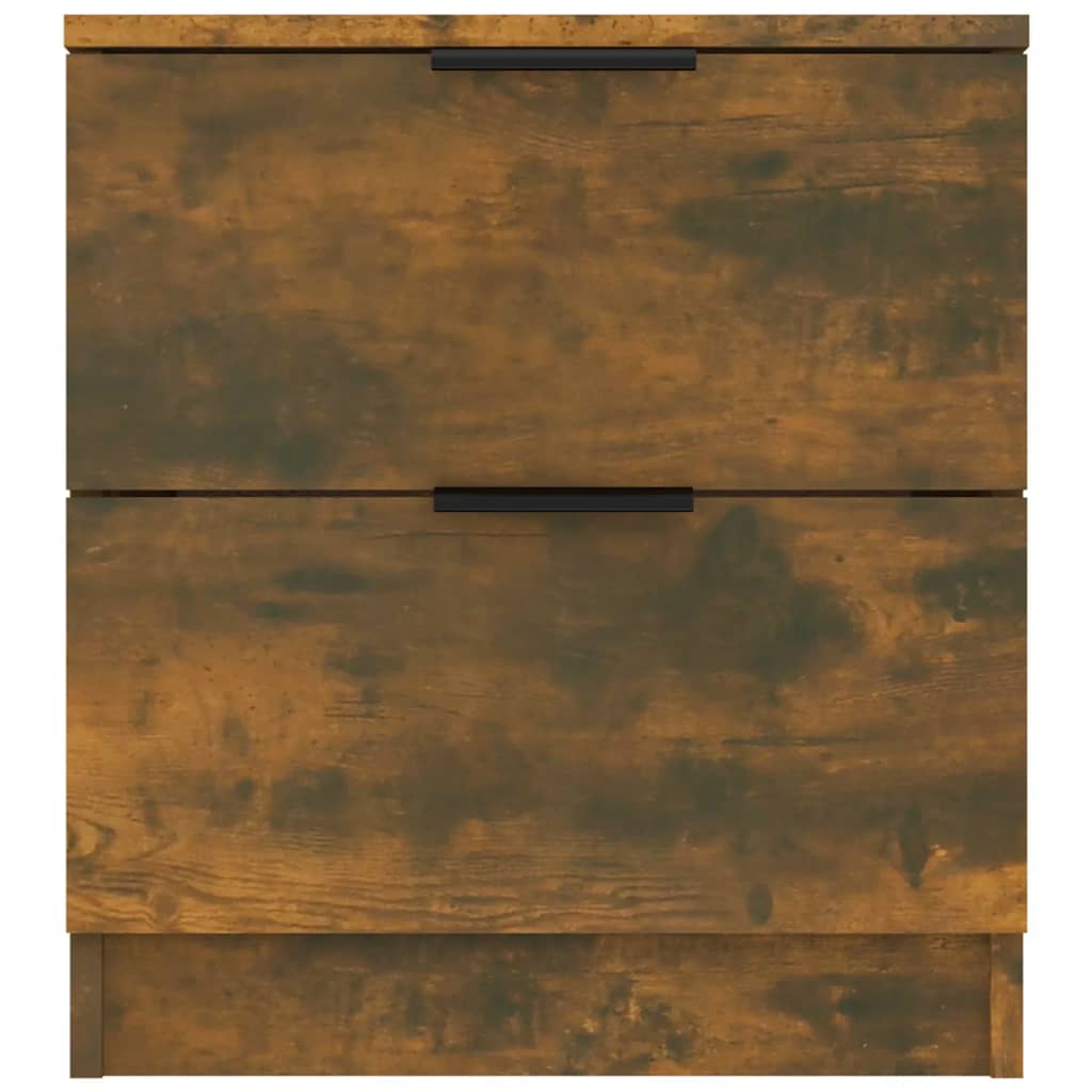 Nachtkastjes 2 st bewerkt hout gerookt eikenkleurig is nu te koop bij PeponiXL, paradijselijk wonen!