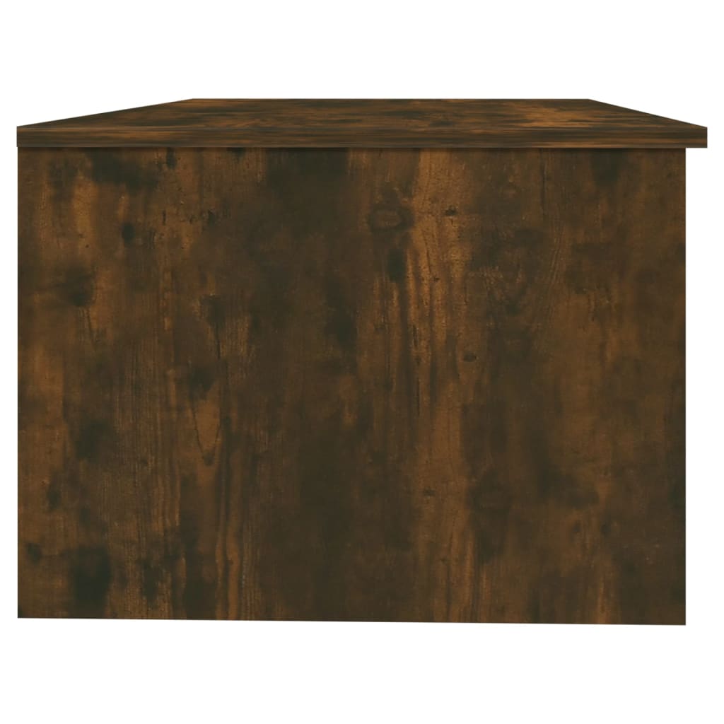 Salontafel 102x50x36 cm bewerkt hout gerookt eikenkleurig is nu te koop bij PeponiXL, paradijselijk wonen!