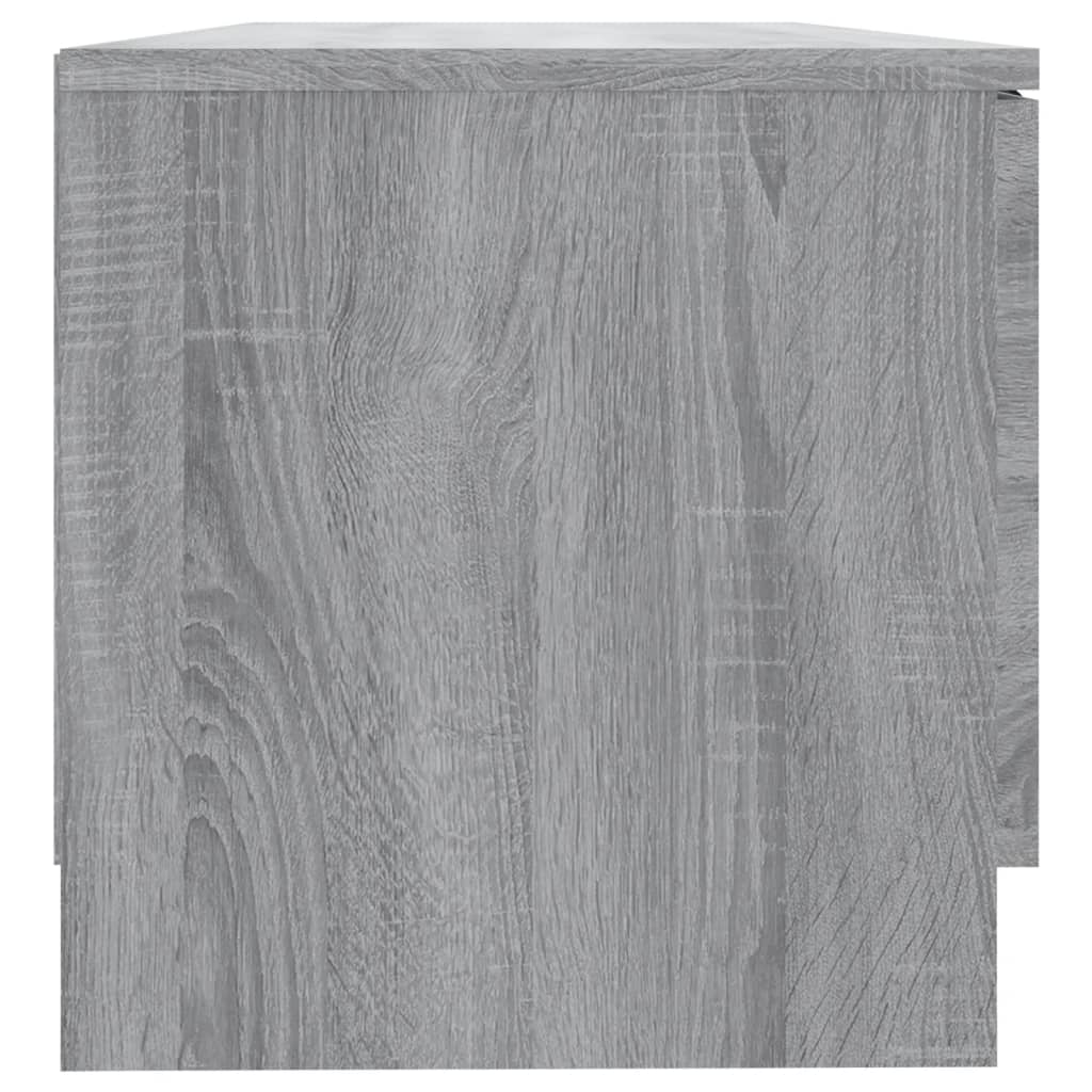 Tv-meubel 80x35x36,5 cm bewerkt hout grijs sonoma eikenkleurig is nu te koop bij PeponiXL, paradijselijk wonen!