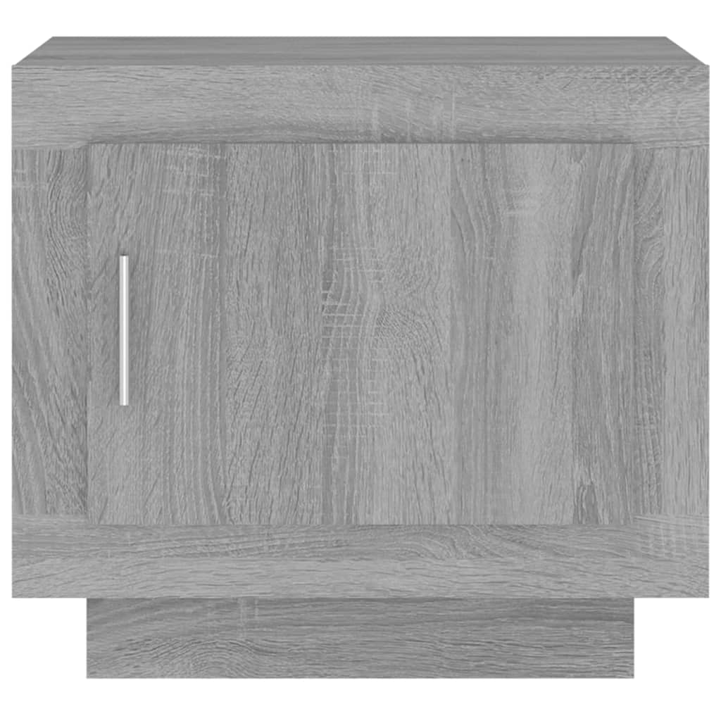 Salontafel 51x50x45 cm bewerkt hout grijs sonoma eikenkleurig is nu te koop bij PeponiXL, paradijselijk wonen!