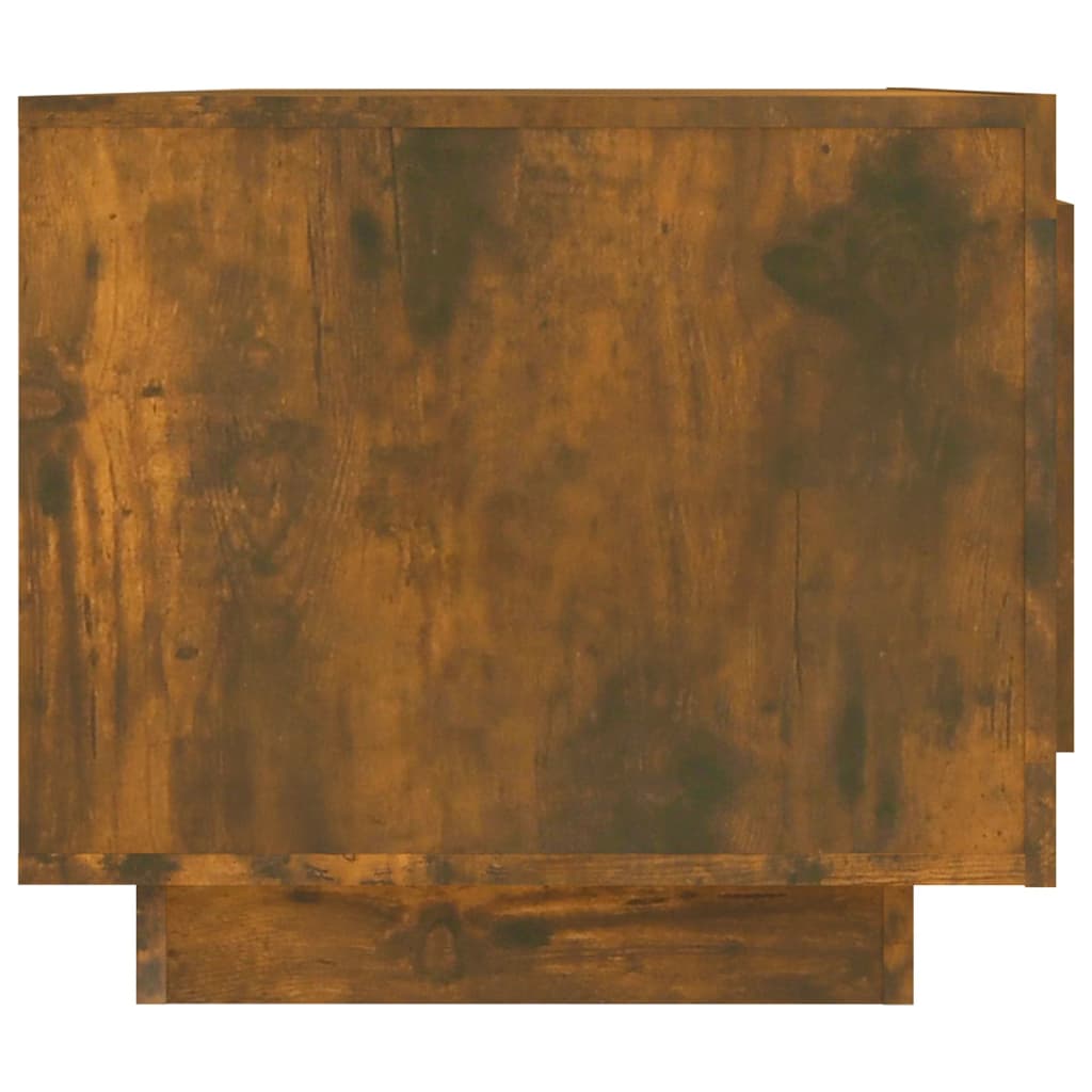 Salontafel 102x50x45 cm bewerkt hout gerookt eikenkleurig is nu te koop bij PeponiXL, paradijselijk wonen!