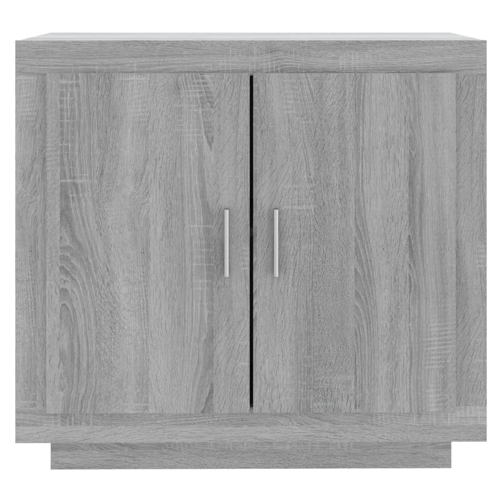 Dressoir 80x40x75 cm bewerkt hout grijs sonoma eikenkleurig is nu te koop bij PeponiXL, paradijselijk wonen!