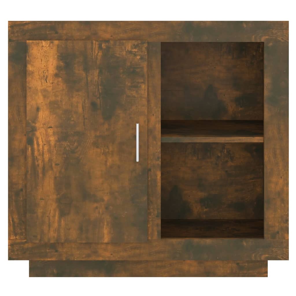 Dressoir 80x40x75 cm gerookt eikenkleurig is nu te koop bij PeponiXL, paradijselijk wonen!