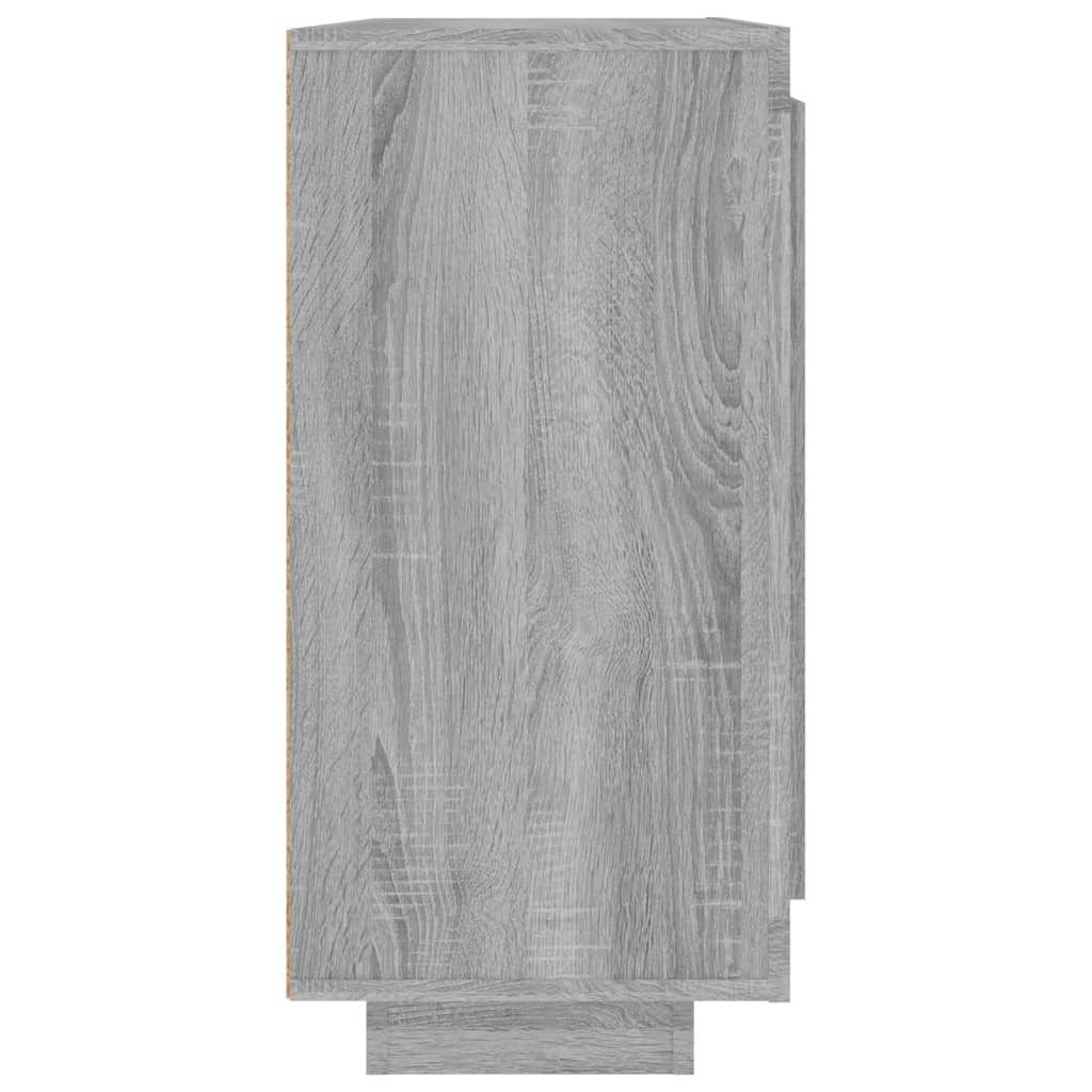 Dressoir 92x35x75 cm bewerkt hout grijs sonoma eikenkleurig is nu te koop bij PeponiXL, paradijselijk wonen!