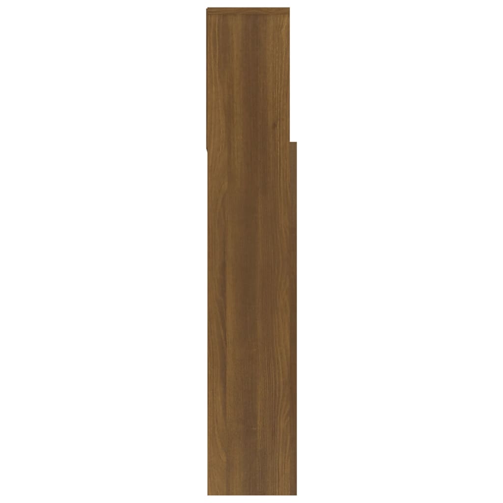 Hoofdbordkast 120x19x103,5 cm bruin eikenkleur is nu te koop bij PeponiXL, paradijselijk wonen!