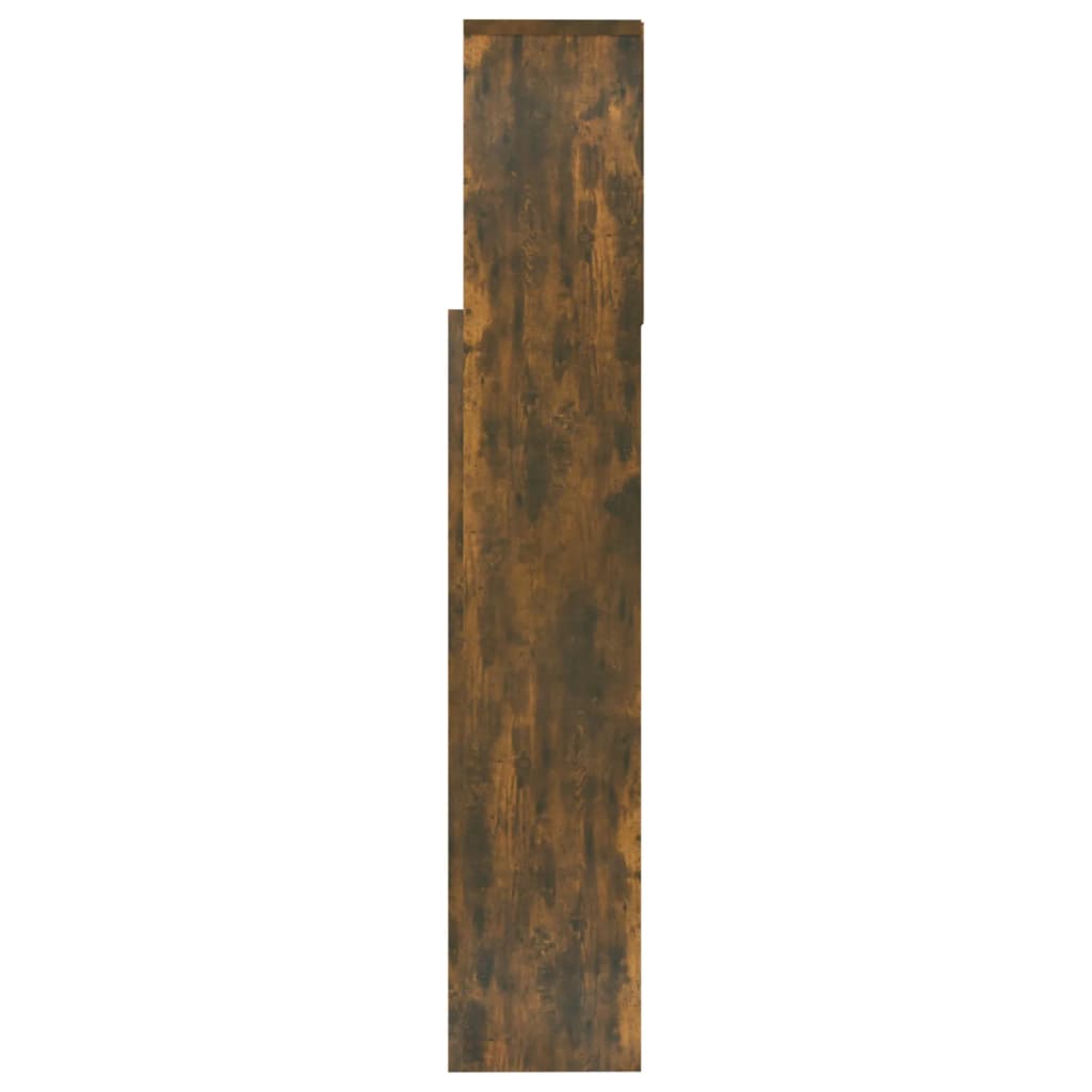 Hoofdbordkast 160x19x103,5 cm gerookt eikenkleurig is nu te koop bij PeponiXL, paradijselijk wonen!