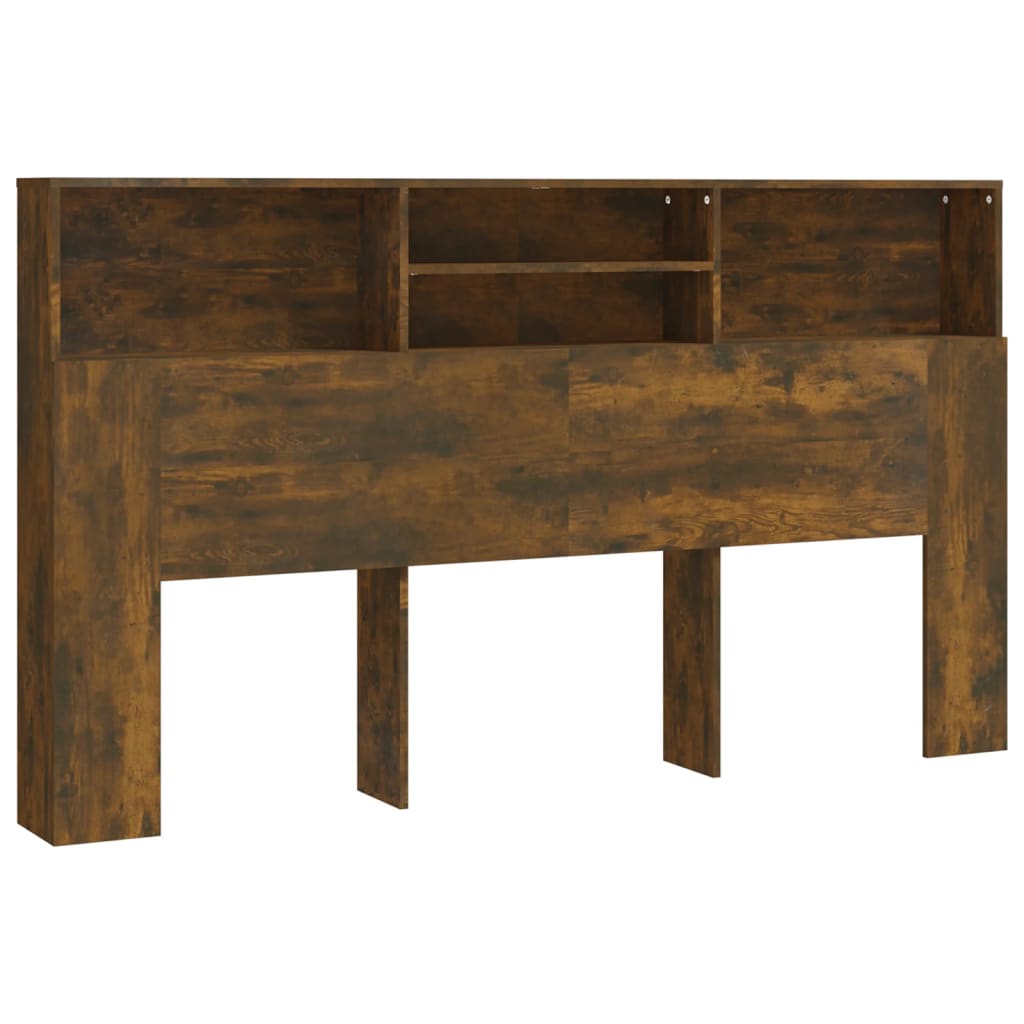 Hoofdbordkast 180x19x103,5 cm gerookt eikenkleurig is nu te koop bij PeponiXL, paradijselijk wonen!