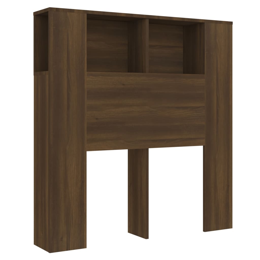 Hoofdbordkast 100x18,5x102,5 cm bruin eikenkleur is nu te koop bij PeponiXL, paradijselijk wonen!