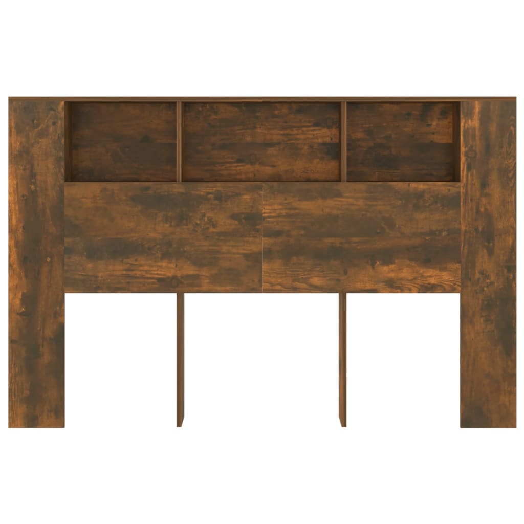 Hoofdbordkast 160x18,5x104,5 cm gerookt eikenkleurig is nu te koop bij PeponiXL, paradijselijk wonen!