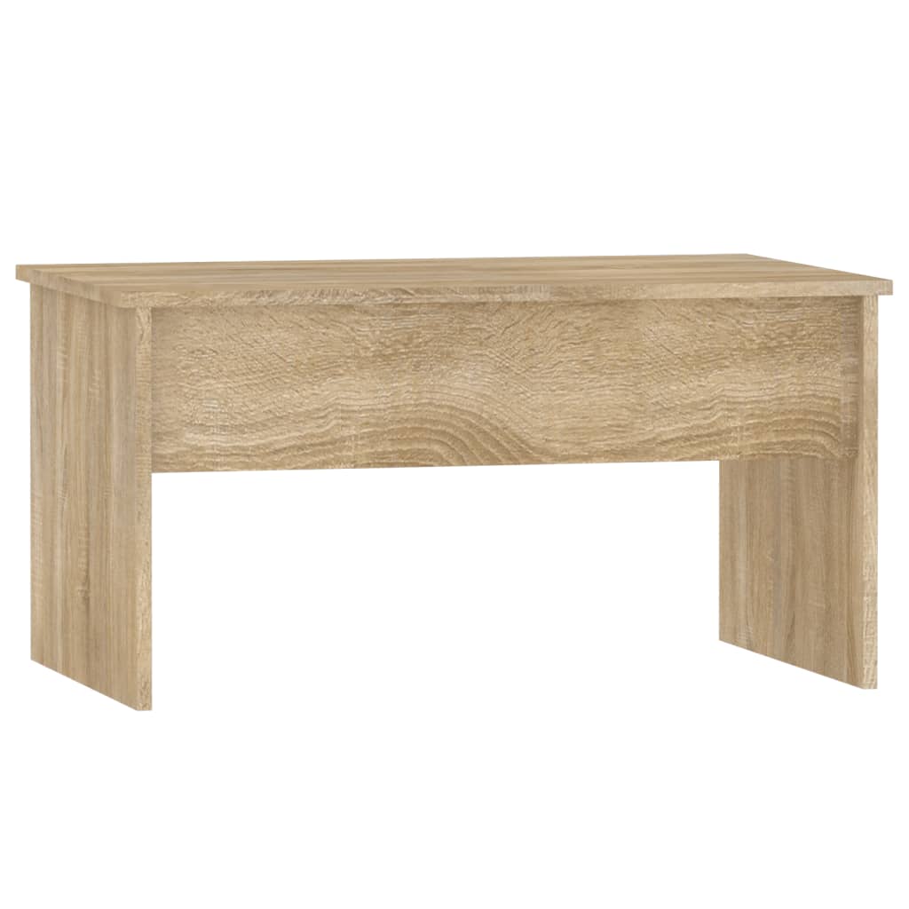 Salontafel 80x50,5x41,5 cm bewerkt hout sonoma eikenkleurig is nu te koop bij PeponiXL, paradijselijk wonen!