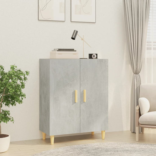 Dressoir 70x34x90 cm bewerkt hout betongrijs is nu te koop bij PeponiXL, paradijselijk wonen!