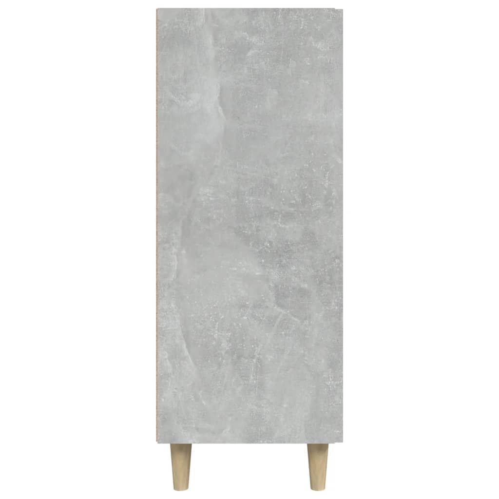 Dressoir 69,5x34x90 cm bewerkt hout betongrijs is nu te koop bij PeponiXL, paradijselijk wonen!