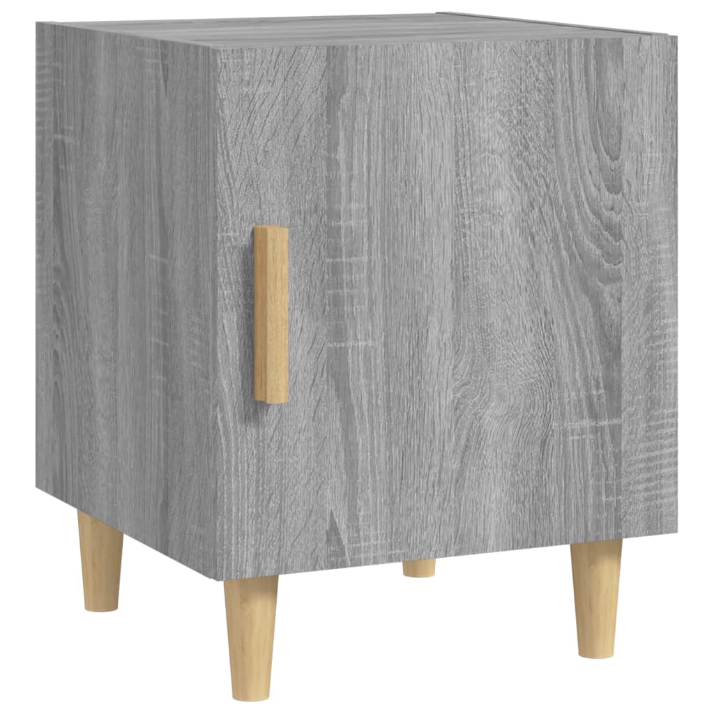Nachtkastjes 2 st bewerkt hout grijs sonoma eikenkleurig is nu te koop bij PeponiXL, paradijselijk wonen!