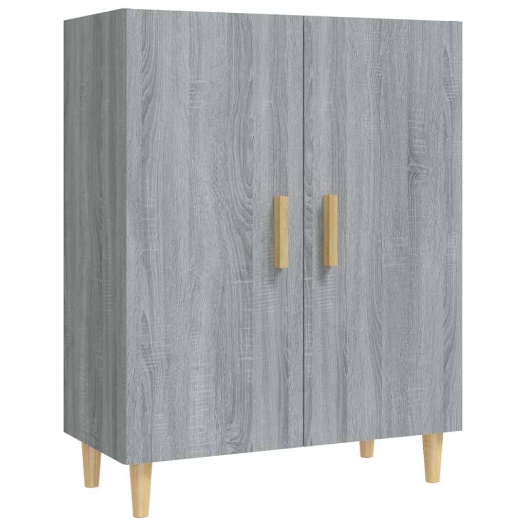 Dressoir 70x34x90 cm bewerkt hout grijs sonoma eikenkleurig is nu te koop bij PeponiXL, paradijselijk wonen!