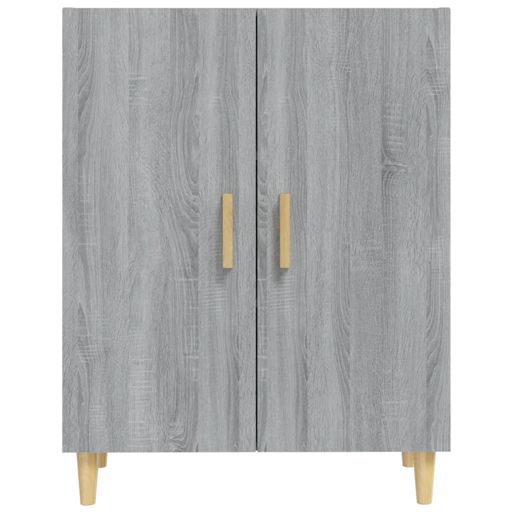 Dressoir 70x34x90 cm bewerkt hout grijs sonoma eikenkleurig is nu te koop bij PeponiXL, paradijselijk wonen!